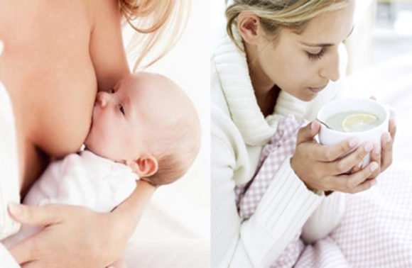 How to treat a cold while breastfeeding a mother