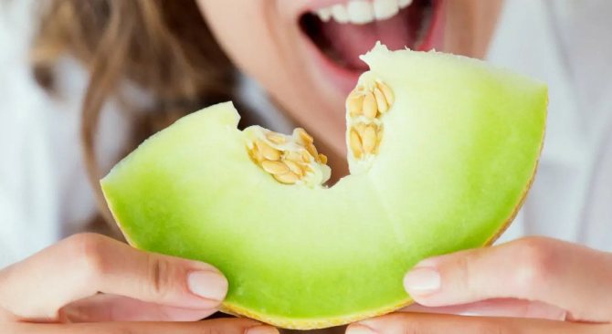 Melon in the diet of a nursing mother