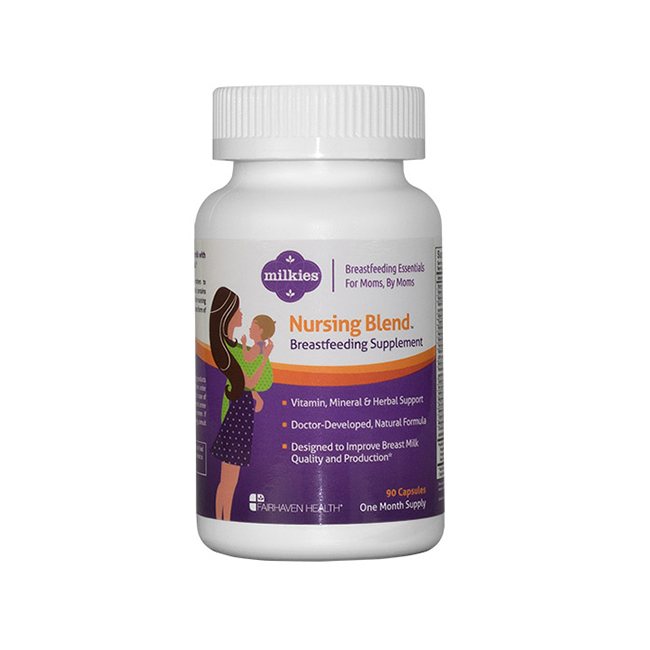 Fairhaven Health Milkies Nursing Blend Breastfeeding Supplement - with herbal extracts