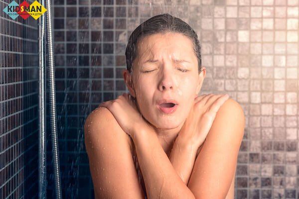 Cold shower while breastfeeding