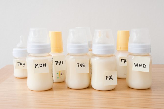storing expressed milk