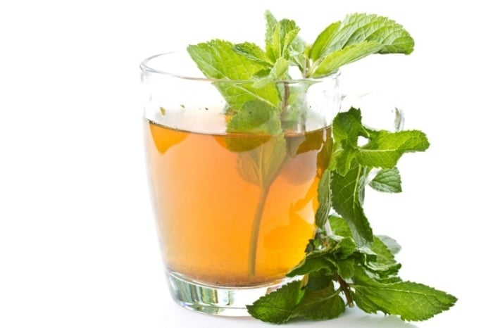 mint infusion for nursing mothers