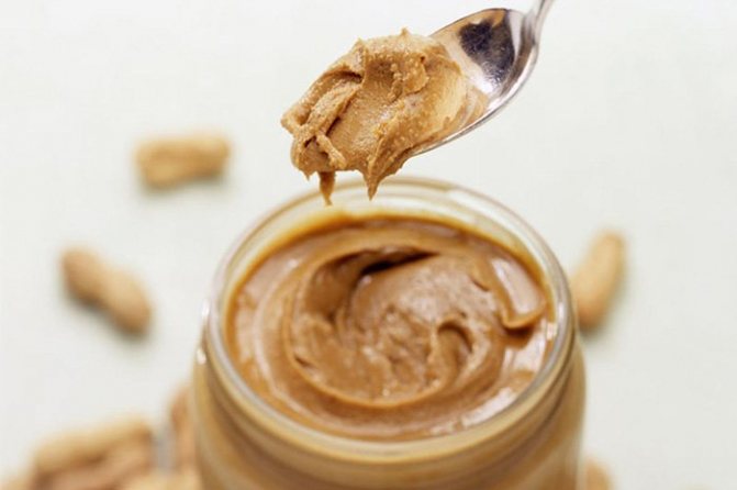 a serving of peanut butter for a nursing mother