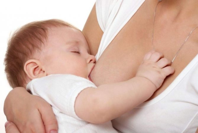 Correct attachment during breastfeeding