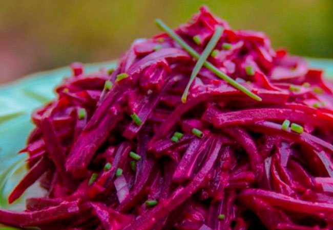Beet salad, when to start eating and how much