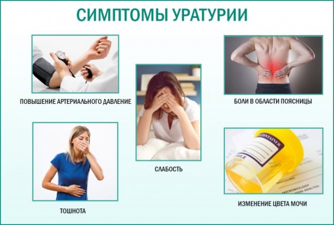 Symptoms with high levels