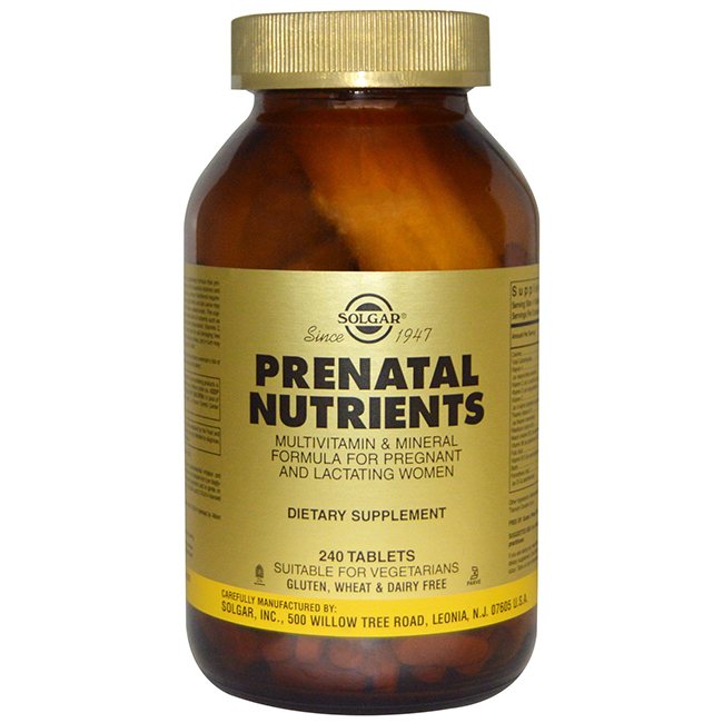 Solgar Prenatal Nutrient — укрепляющий и успокаивающий