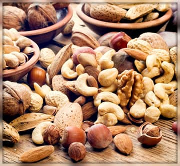 high calcium in nuts